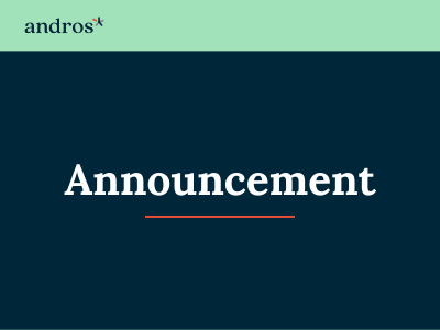 andros announcement